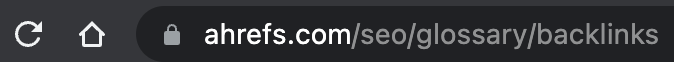 Example of an SEO-friendly URL slug with subfolders